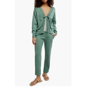 Free People Solar Cardigan & Pants Set - Pine Heater. Top medium bottom small